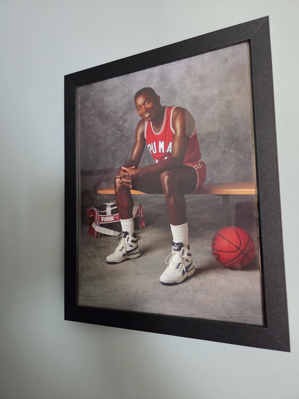 Original Isaiah Thomas Puma  Basketball Poster with White Shoes
